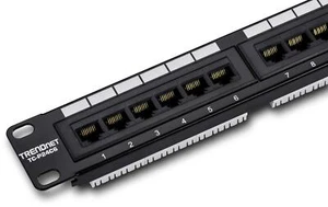 TRENDnet 24 Port Cat6 Gigabit Patch Panel NDAA Compliant Rack Mount Ethernet - Picture 1 of 11