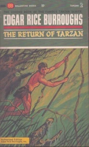 The Return of Tarzan by Edgar Rice Burroughs 1963 Ballantine # U2002 VG - Bild 1 von 1