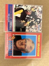 Terry Bradshaw 2 Card Lot Rare Cards NM 2 Very Rare Card Combo 🔥🔥🔥