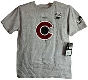 Reebok Youth Colorado Avalanche 2016 Stadium Series T-Shirt MEDIUM 10/12 - Picture 1 of 7