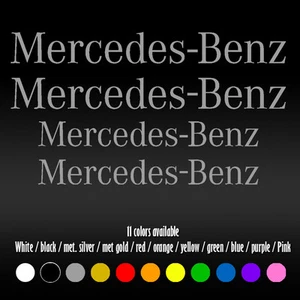 5" X 4" Straight Mercedes Benz BBK AMG High Temp Brake Vinyl Decal sticker - Picture 1 of 16