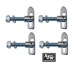 4 x Fallverschluss M8 x 38 mm verzinkt Pferdeboxen Anhänger LKW Heckklappe - Bild 1 von 5