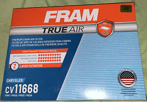 FRAM CV11668 TrueAir HEPA CABIN AIR FILTER for For Dodge / Chrysler 2011 - 2022