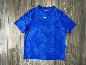 NIKE All-Over Print All-Day Play T-Shirt Junior Blue SIZE Size XL - Picture 1 of 6