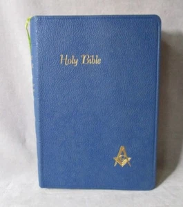 Vintage Holy Bible KJV 1946 Masonic Edition Color-Illustrated with Masonic Data - Picture 1 of 9