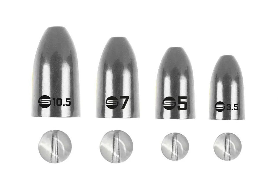 SPRO Freestyle Tungsten or Brass Bullet Sinkers & Beads Texas & Carolina Rigs - Image 1 of 4