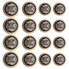  16 Pcs Alloy Metal Buttons Man Clothes Fasteners Sports Decorations