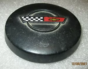 1980's CHEVROLET CORVETTE HORN CAP BUTTON EMBLEM GENUINE FACTORY ORIGINAL OEM - Picture 1 of 5