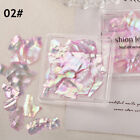 3D Nail Gems Holographic Flakes Irregular Shell Slice Ultra Thin Sequins Decal