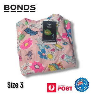 Bonds Kids Disney Sleep Set Size 3 Girls Bugs Life Theme Long Sleeve - Picture 1 of 11