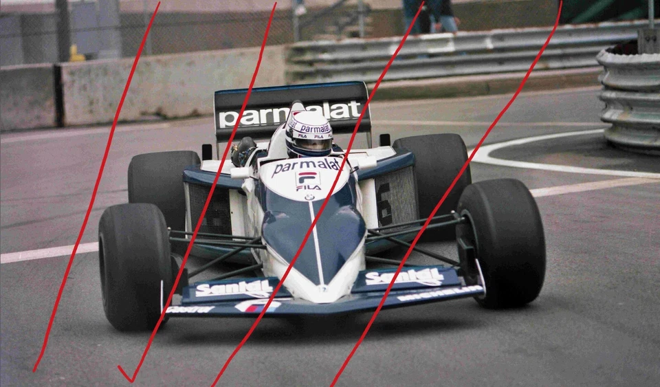 Foto de 12 x 18 Riccardo Patrese Brabham-BMW 1983 Gran Premio de Detroit Foto 1 de 1