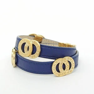 Pulsera de cuero Doppiotondo doble bobina BVLGARI - Imagen 1 de 6