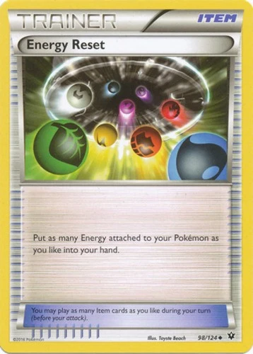 Energy Reset - 98/124 - Uncommon - Lightly Played - Image 1 of 1