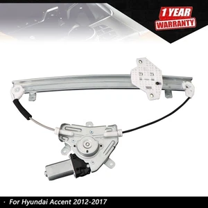 NEW FL Power Window Regulator w/ Motor 751-632 For Hyundai Accent 2012-2017 - Picture 1 of 11