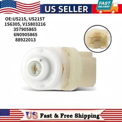 Ignition Starter Switch for Volkswagen Cabrio EuroVan Corrado Golf Passat Jetta - Image 1 of 4