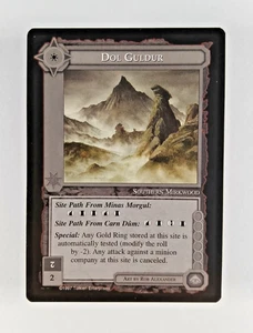 Dol Guldur - Tarjeta CCG Tierra Media (1997 ICE) MECCG Sitio de Ojos Sin Tapa LoteR - Imagen 1 de 2