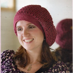 HOT CROSS SLOUCH HAT CROCHET PATTERN - Picture 1 of 1