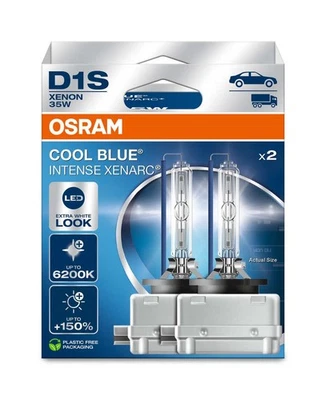 2 OSRAM XENARC COOL BLUE INTENSE next Generation D1S 85V 35W 3200lm 66140CBN-2HB - Bild 1 von 4