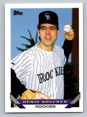 1993 Topps #541 Denis Boucher - Image 1 of 2
