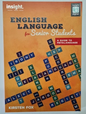 English Language Senior Students Metalanguage Guide Insight  VCE English 2021 - Image 1 of 4