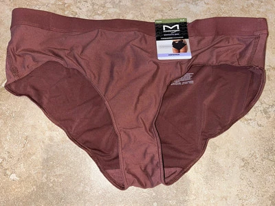 全新带标签 Maidenform 棕色基本性感时尚内裤 XL/8 MUW005 — 第 1/2 张图片