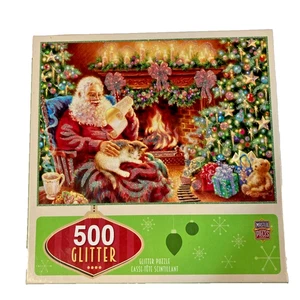 Christmas Dreams Sparkle Glitter Jigsaw Puzzle & Poster MasterPieces 500 Pc - Picture 1 of 1
