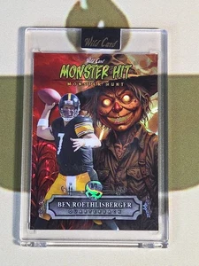 2025 Wild Card Haunted Hits Multi Sport BEN ROETHLISBERGER 1/1 🔥 Monster Hit  - Picture 1 of 3