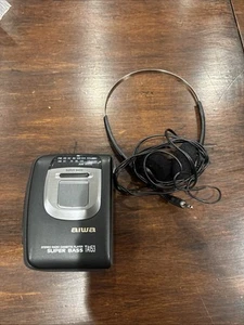 AIWA TA153 Personal Stereo Tape Cassette Player AM/FM Radio Super Bass Vintage  - Picture 1 of 3