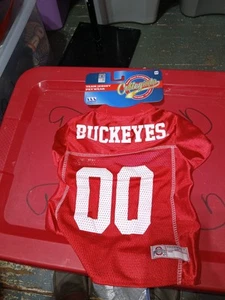 Ohio State Buckeyes Mesh Pet Jersey Size Medium  - Picture 1 of 6