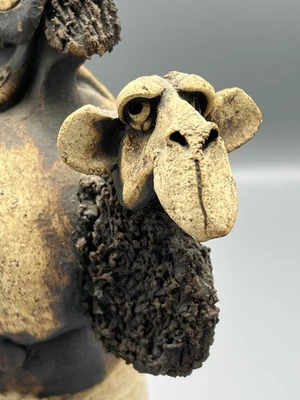 Винтаж 1977 Todd Warner Art Pottery Camel Bell Animal Series с автографом 11 дюймов - Изображение 1 из 4