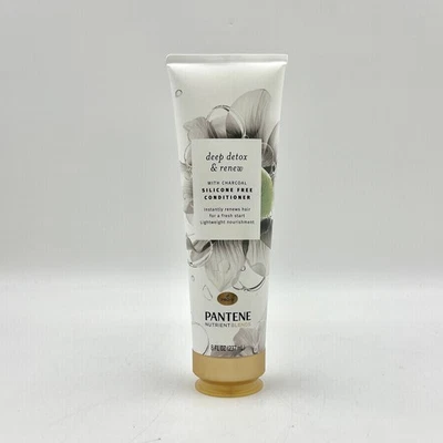 Pantene Nutrient Blends Deep Detox & Renew Conditioner 8 floz New Silicone Free - Image 1 of 4