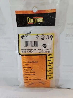 Marcador lateral de lente Bargman #9003328 ámbar Foto 1 de 3