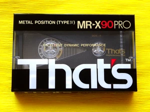 1x THAT´s MR-X 90 Metal Cassette Tape 1985-1989 + OVP + SEALED + - Picture 1 of 2