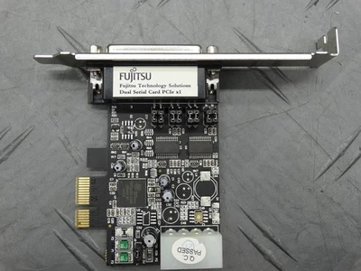 Fujitsu Technology Dual Serial Card PCIe x1 PI4952-15X2A - Image 1 of 4