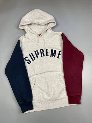 Supreme Hoodie 16FW Color Blocked Arc Logo Hooded Sweatshirt Authentic Men sz M - Image 1 of 4