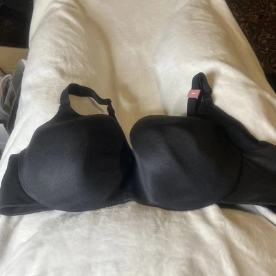 Lane Bryant Cacique Bra Lightly Lined Balconette Size 44C Black - Image 1 of 4