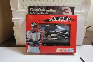 NEW Dale Earnhardt Sr. NASCAR #3 Two Decks of Playing Cards in a Collector Tin - Picture 1 of 3