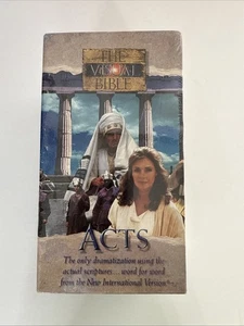 The Visual Bible VHS 4er Set APOSTELGESCHICHTE Wort für Wort mit tatsächlichen Schriften neu versiegelt - Bild 1 von 5