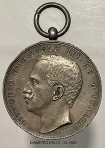 REGNO D’ITALIA V.E.III° MESSINA MED. COMMEMORATIVA TERREMOTO CALABRO SICULO 1908 - Picture 1 of 6