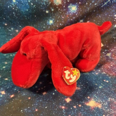 Ty Beanie Buddy ROVER Red Dog Plush 1998 Vintage Soft Toy Collectable UK - Image 1 of 4