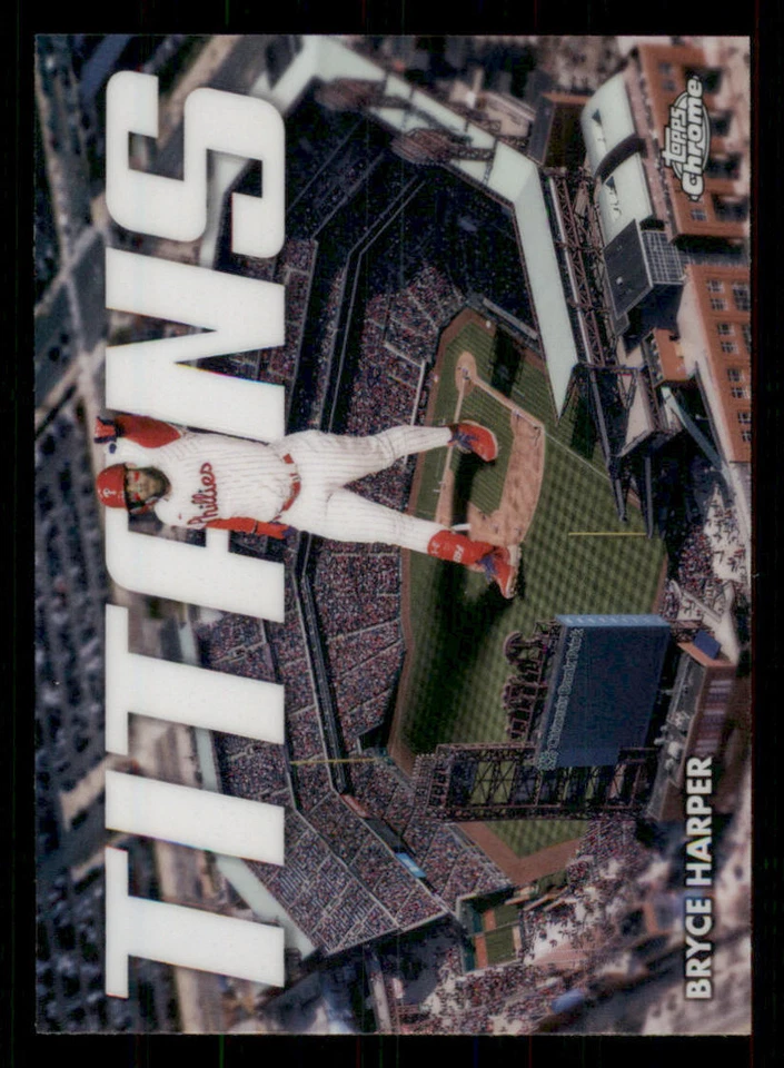 2023 Topps Chrome Titans #CT2 Bryce Harper - Image 1 of 2