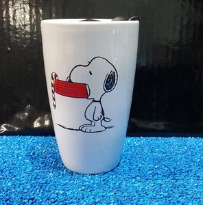 Peanuts Christmas Snoopy Christmas Traveling Coffee Mug W Lid  16 oz Holiday - Picture 1 of 4