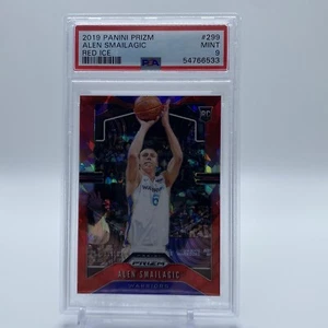 2019 -20 Panini Prizm Red Ice #299 Alen Smailagic Rookie Card PSA 9 Mint NBA RC - Picture 1 of 3