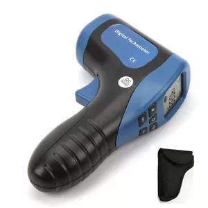 Portable Digital Non-Contact Laser Photo Tachometer RPM Tach Tester Meter - Bild 1 von 11