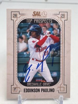 2023 South Atlantic SAL Top Prospects Eddinson Paulino Toronto Blue Jays Signed - Image 1 of 4