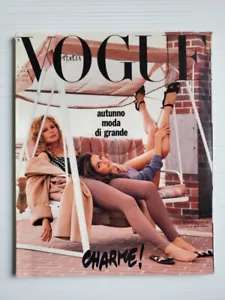 1992 VOGUE ITALIEN Rosie Vela Susan Holmes Yasmeen Ghauri Shalom Harlow Carol Alt - Bild 1 von 15