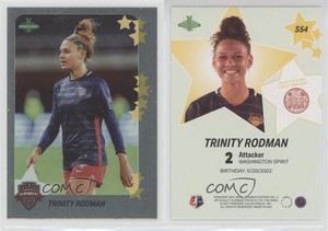 2021 Parkside NWSL Vol 2 Stars Foil Trinity Rodman #S54 Rookie RC