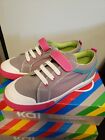 Brand new, See Kai Run Shoes, Girls, Size 2 Youth, Gray and pink, Vel-cro 