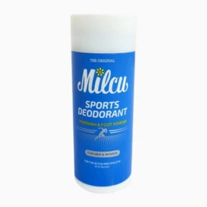 Milcu Sports Deodorant Underarm and Foot Powder Formulated for Active People 80g - Picture 1 of 4