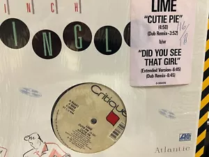 Lime Cutie Pie Did You See That Girl 12" 1988 CRITIQUE 96605 DISCO SHRINK HYPE - Picture 1 of 2